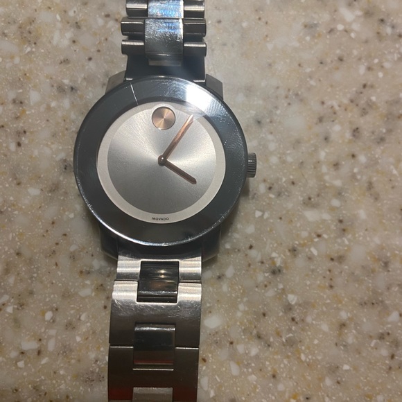 Movado Bold Watch. Elegant. In great condition with minor scratches. - Picture 2 of 3